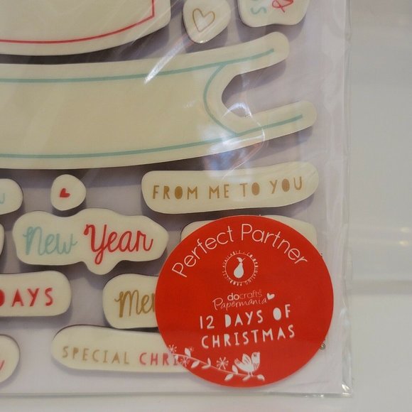 Urban Stamps Foam 12 Days Of Christmas Easy Cling - Picture 7 of 12